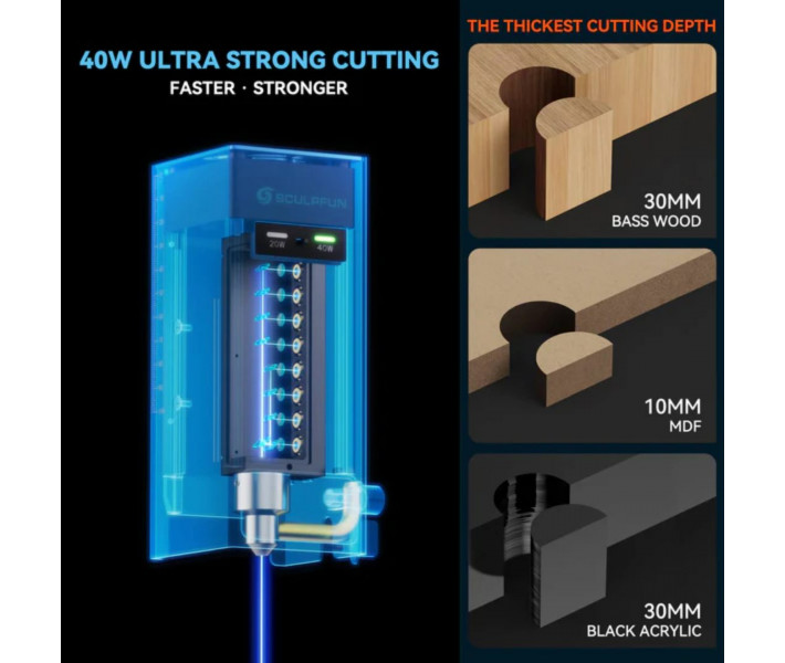 Sculpfun SF-A9 40W Laser Engraver