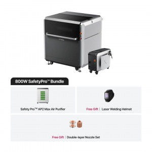 Лазерний зварювач та ЧПУ-різак xTool MetalFab 800W Safety Pro Bundle