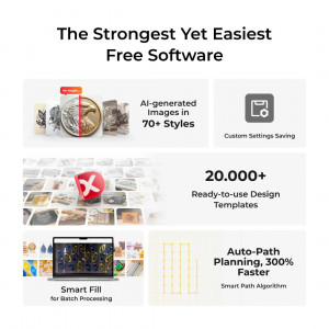  xTool P2S Versatile Bundle – Універсальний комплект для лазерного гравіювання та різання