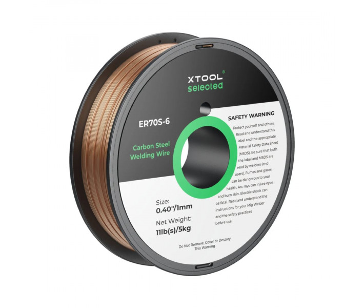 xTool 1 mm ER70S-6 Carbon Steel Welding Wire 5 kg Spool