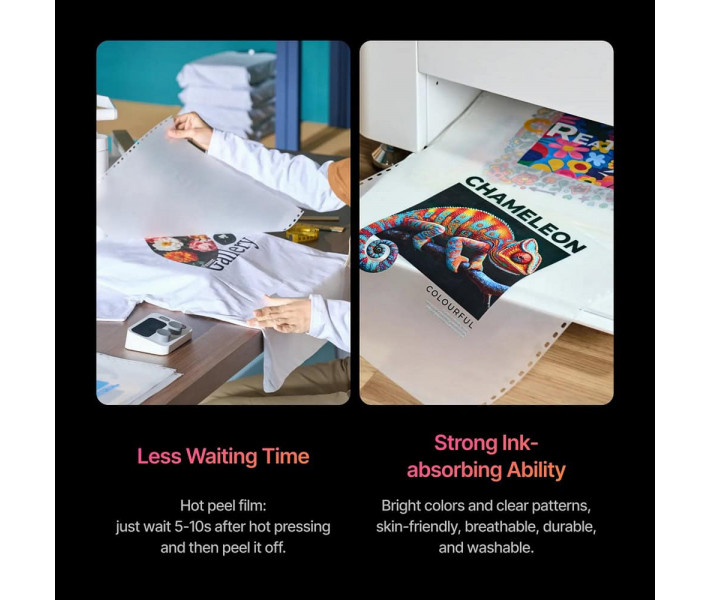 xTool Selected Apparel Printer Film Rolls 100 m