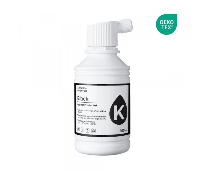 xTool Selected Apparel Printer Black Ink - чорнило для принтера 500 мл