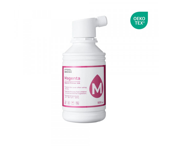xTool Selected Apparel Printer Magenta Ink - чернила для принтера 500 мл