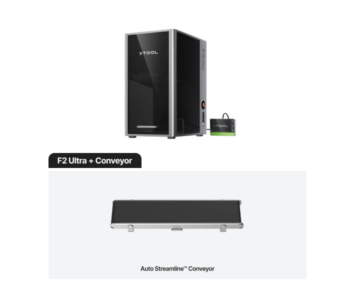 xTool F2 Ultra гравер з 1 лазером + Конвеєр Auto Streamline xTool F2 Ultra гравер з 1 лазером + Конвеєр Auto Streamline