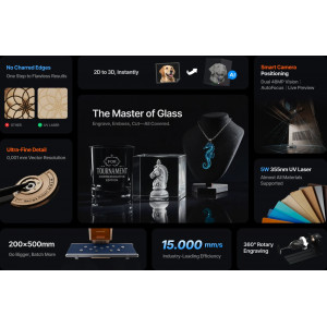 xTool F2 Ultra UV + Конвеєр