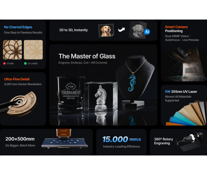 xTool F2 Ultra UV + Конвеєр