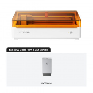 xTool M2 20W Color Craft — Лазерний різак і гравер із модулем повноколірного друку | Color Print & Cut Bundle