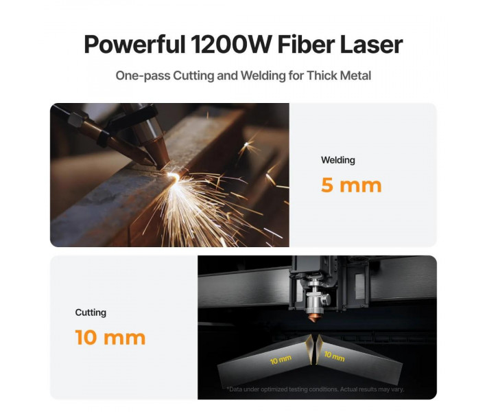Лазерний зварювач та ЧПУ-різак xTool MetalFab 1200W All-in-one