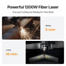 Лазерний зварювач та ЧПУ-різак xTool MetalFab 1200W All-in-one