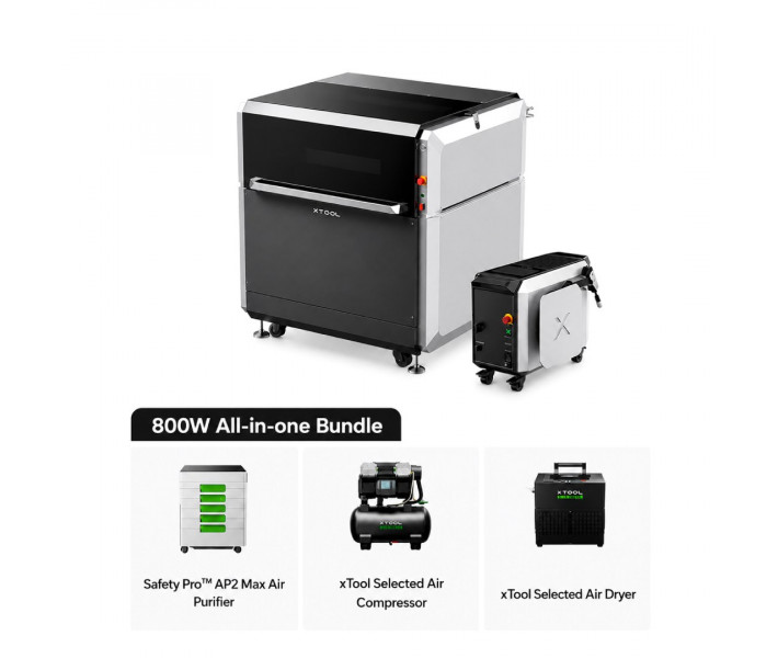 Лазерный сварочный аппарат и ЧПУ-резак xTool MetalFab 800W All-in-one