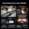 Лазерний зварювач xTool MetalFab Laser Welder та ЧПУ-різак CNC Cutter 800W