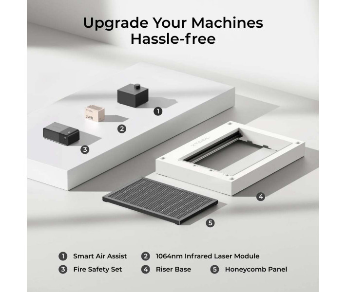 xTool S1 20W Лазерний гравіювальний станок | Dark Basic