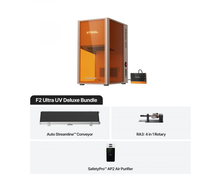 xTool F2 Ultra UV | Deluxe Bundle