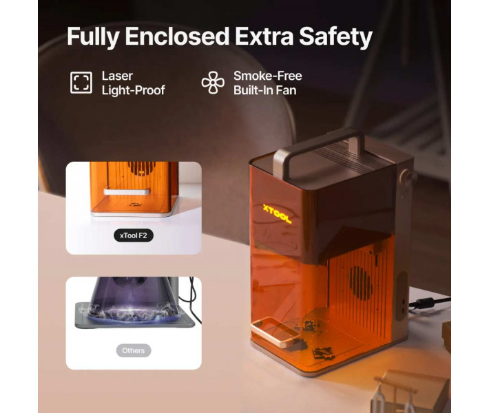xTool F2 лазерний гравер | Deluxe Bundle