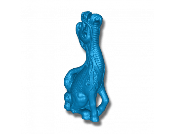 3D-скан фигурки дракона