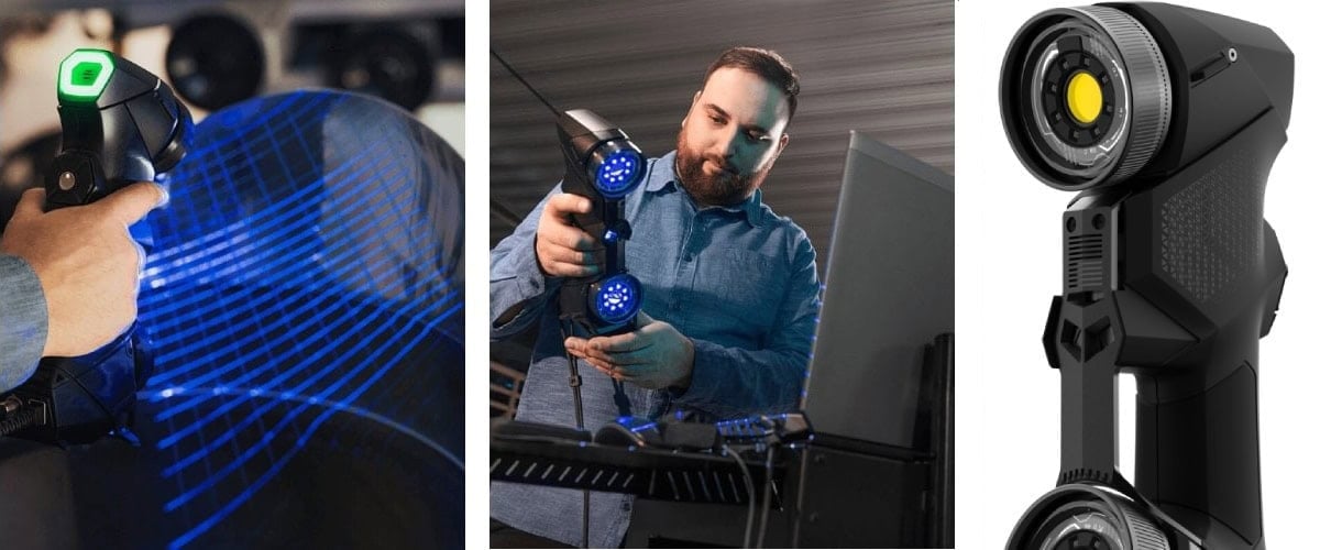 Портативный 3D сканер HandyScan 3D BLACK Elite, фото работы