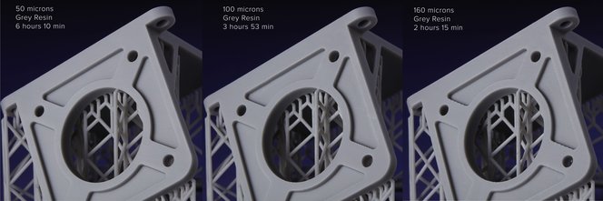 роздільна здатність впливає на швидкість 3Д-друку Grey Resin