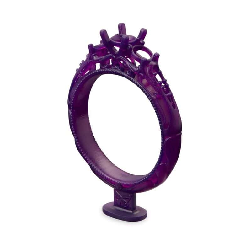 Free Formlabs sample - model made from Castable Wax Resin jewelry material