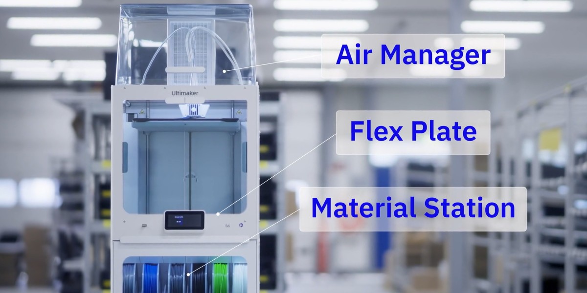 Загальний вигляд системи UltiMaker S6 Pro Bundle Flex Plate