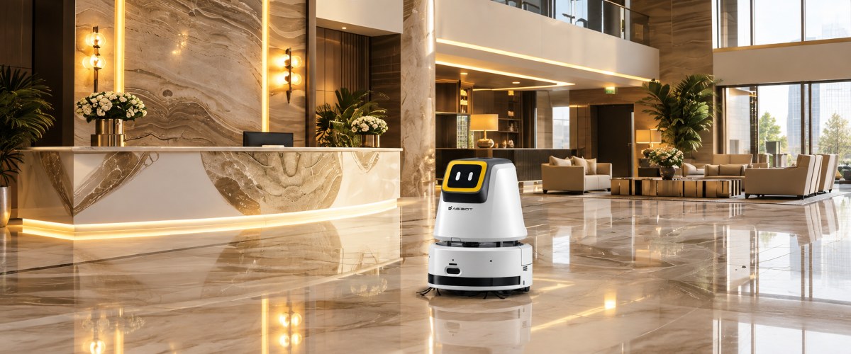 Робот-прибиральник AgiBot C2P для автоматизованого прибирання приміщень