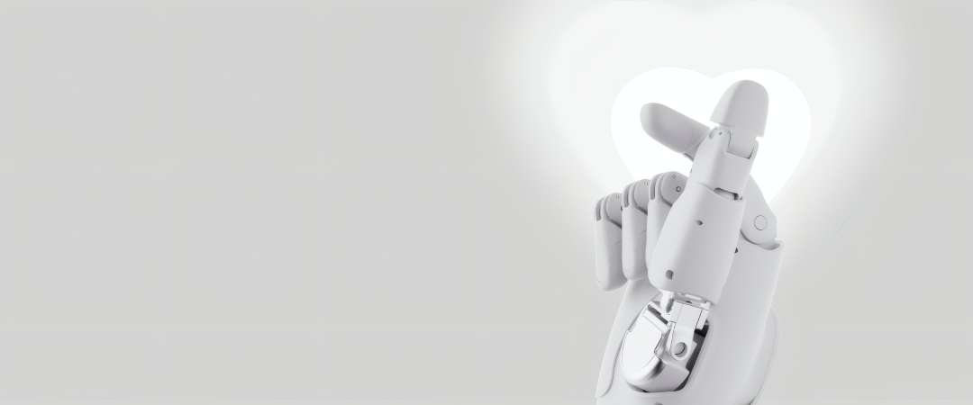 AgiBot OmniHand 3 reproduces a gesture with fingers