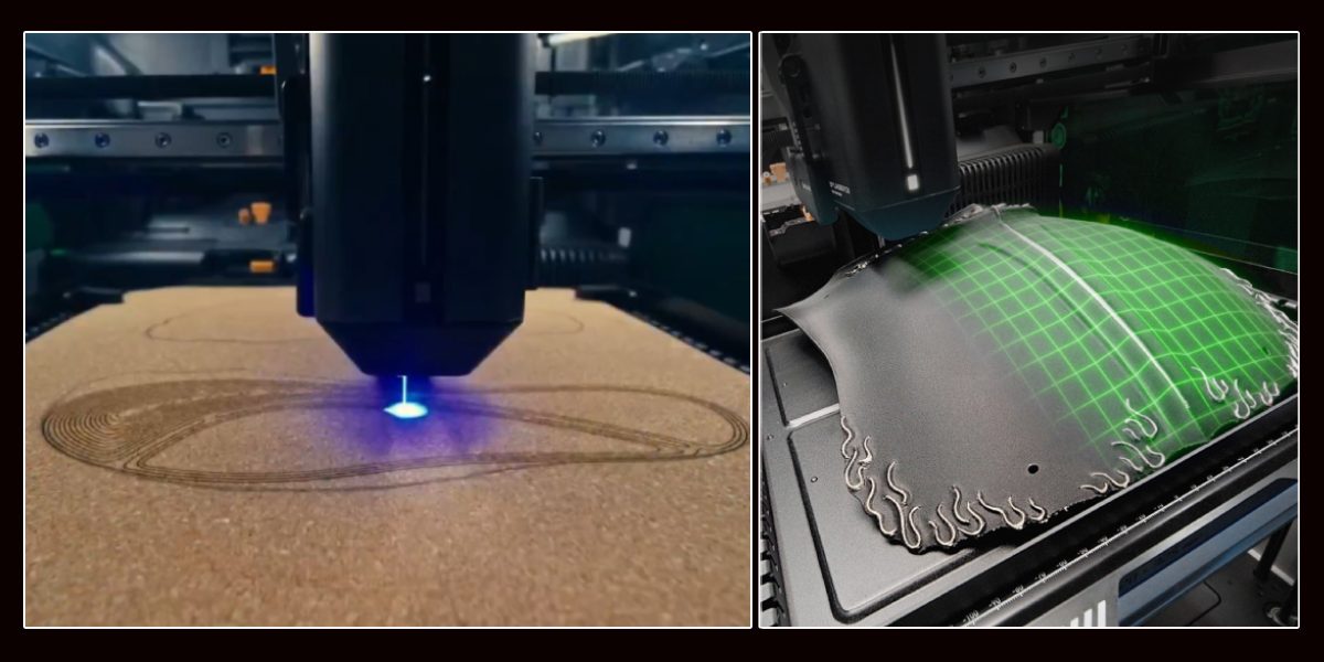 Precise laser engraving and cutting