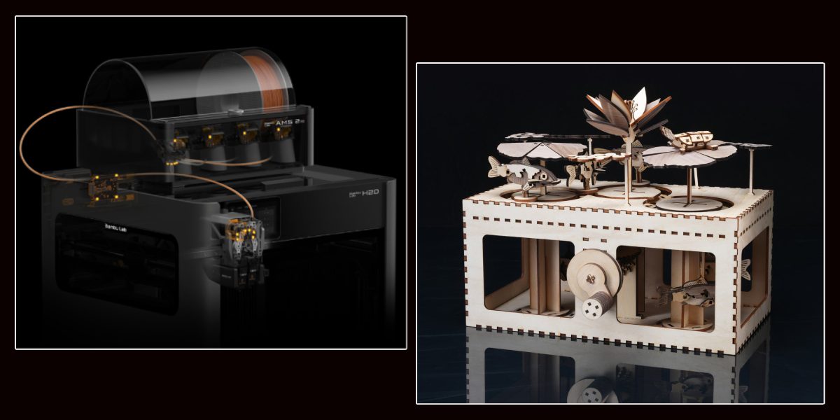 3D printer Bambu Lab H2C + Combo + 10W engraver-cutter kit