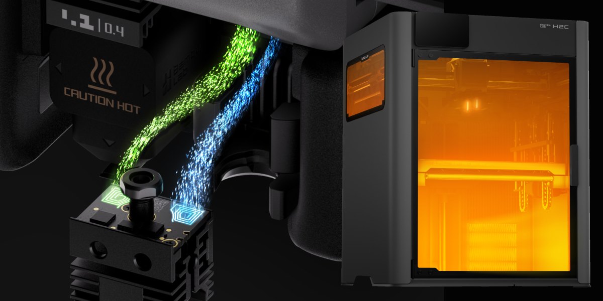 Bambu Lab H2C 3D printer: full control