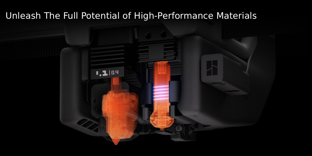 Nozzle heating in 8 seconds