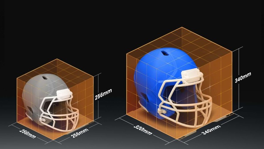 3D-принтер с объемом построения 340 × 320 × 340 мм³, что на 120% больше, чем у X1 Carbon, позволяя печатать крупные детали за один раз.