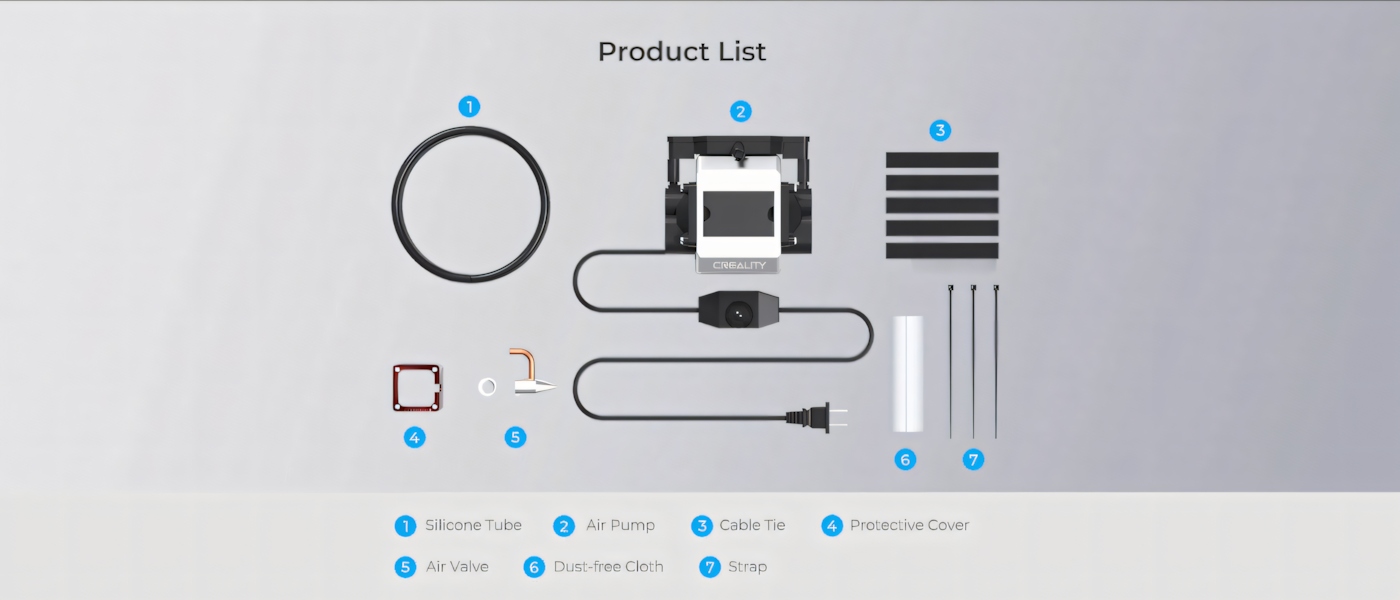 Creality Air Assist Kit процес встановлення на лазерний модуль