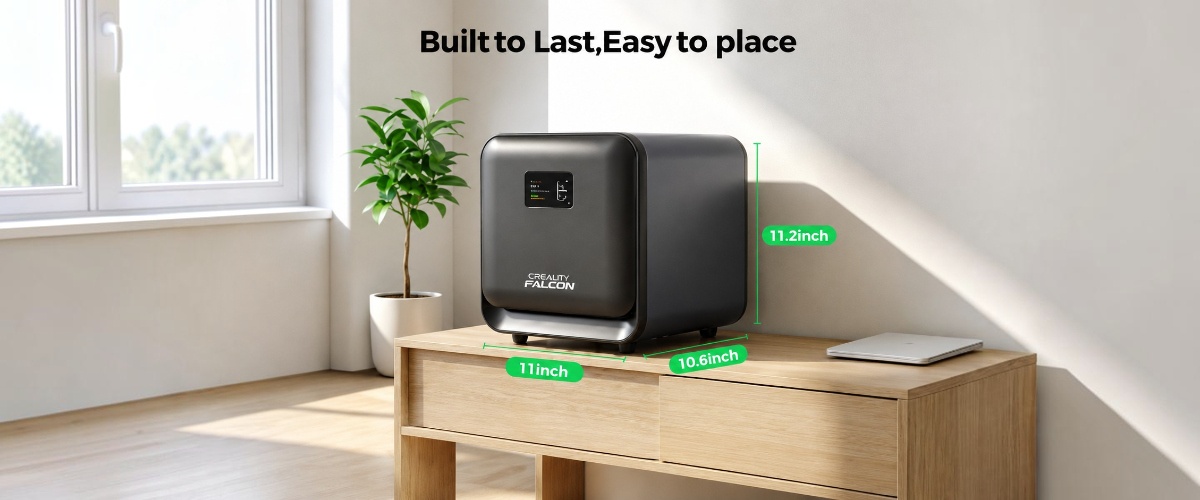 Розміри очищувача повітря Creality Falcon AP1 Mini
