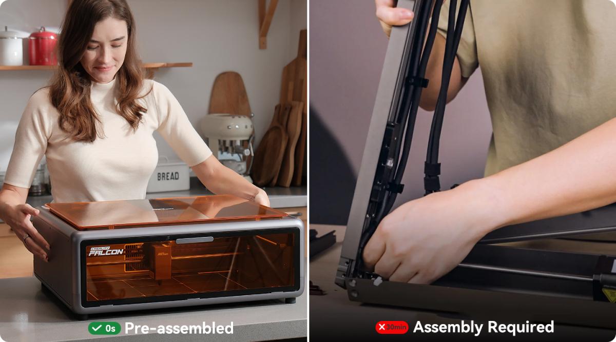 Creality Falcon A1 Enclosed Laser Engraver buy in Ukraine