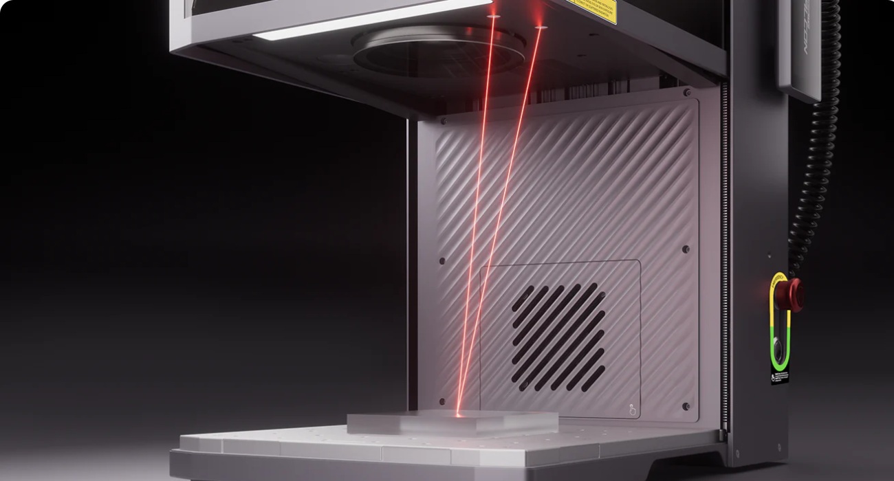 Гальванометрична оптична система та лазерний промінь Falcon T1 Fiber 20W