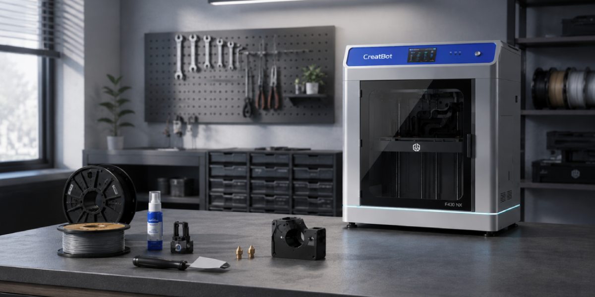 CreatBot F430 NX professional 3D printer with accessories