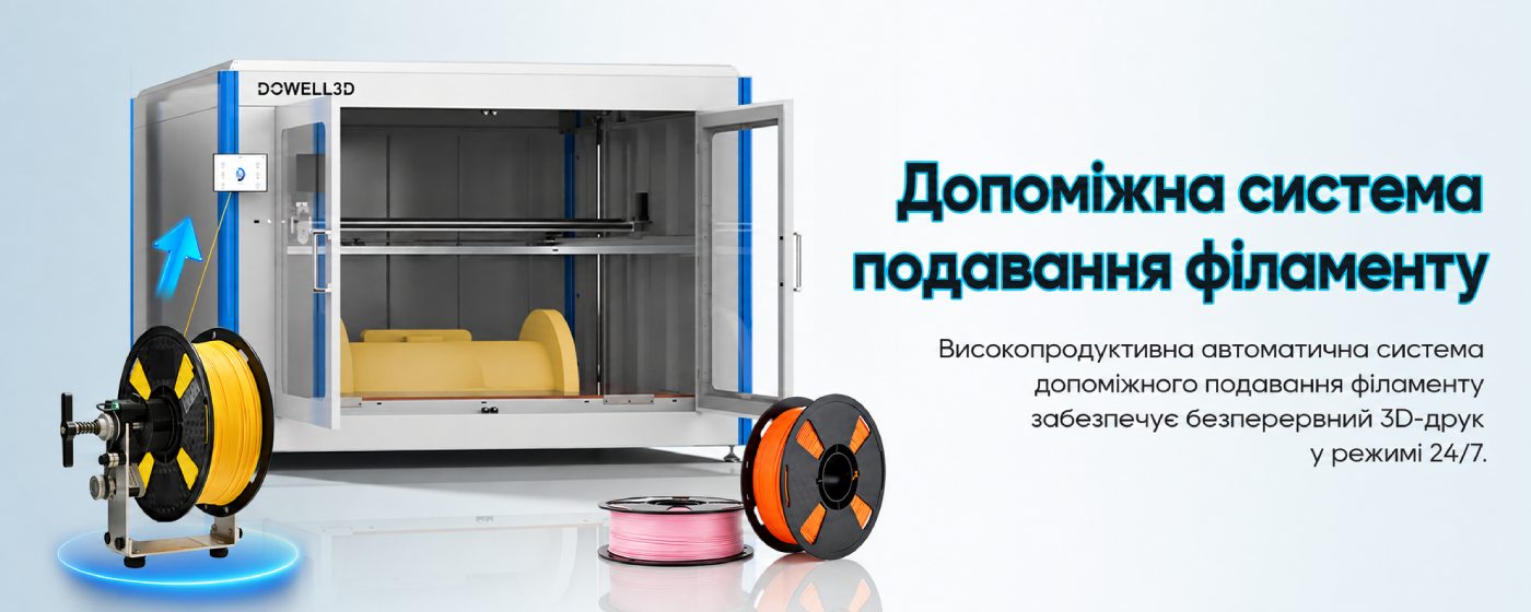 Допоміжна система автоматичної подачі філаменту Dowell DF.
