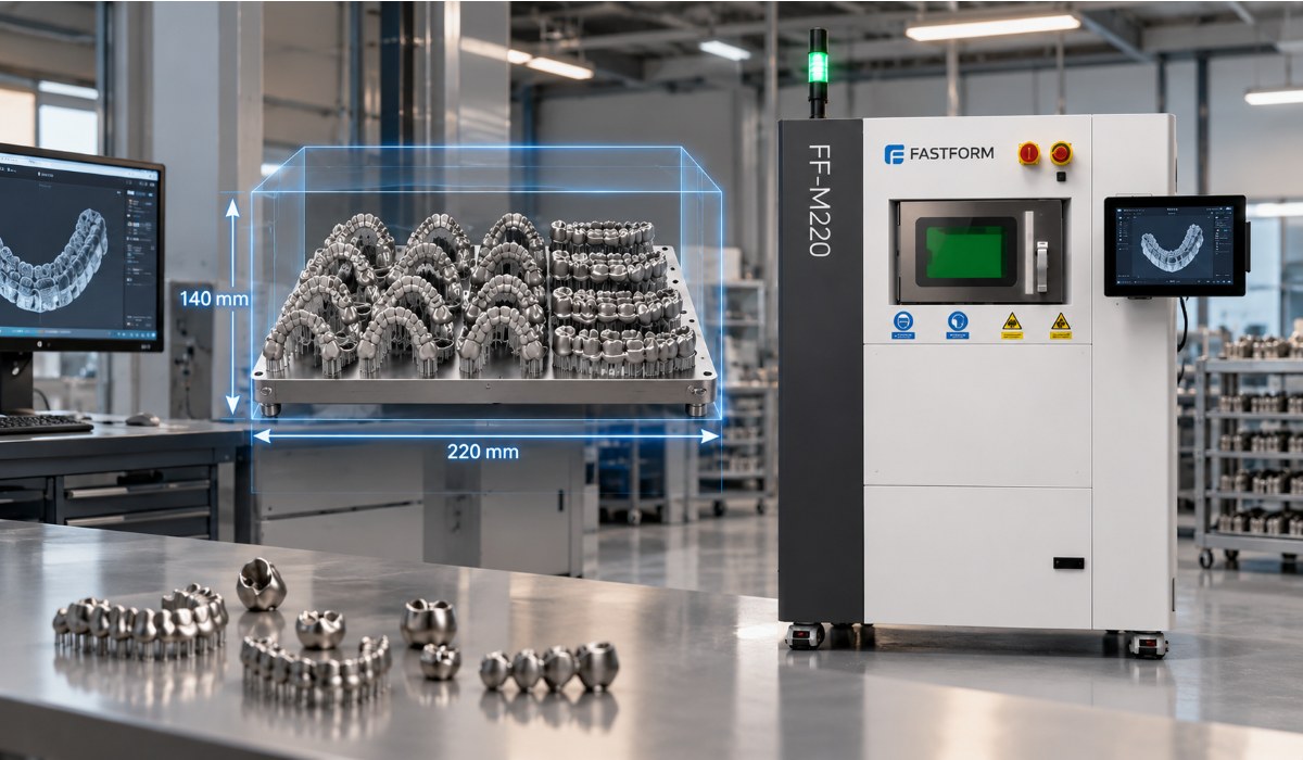 Робоча область FastForm FF-M220 H для стоматологічного 3D-друку