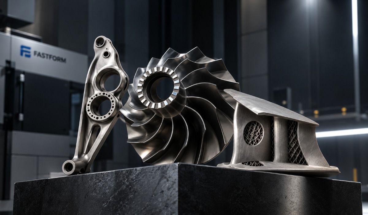 Metal parts of complex geometry printed on FastForm FF-M420