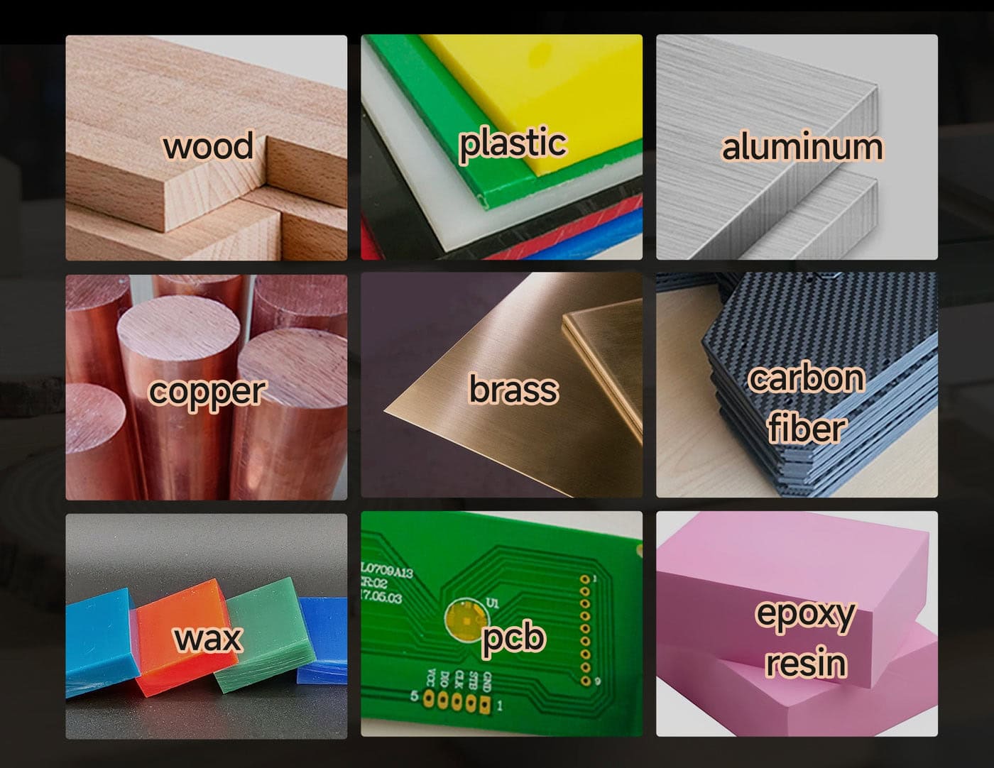 Доступно под разные материалы