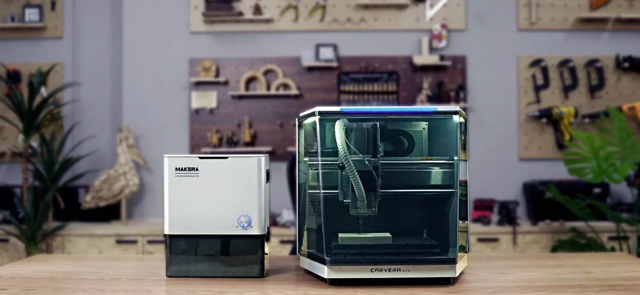 Makera Cyclone Dust Collector рядом с ЧПУ-станком