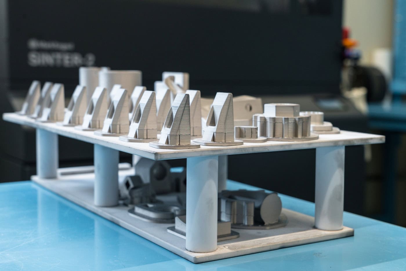 Элементы, отпечатанные из филамента Markforged 17-4PH Stainless Steel V2