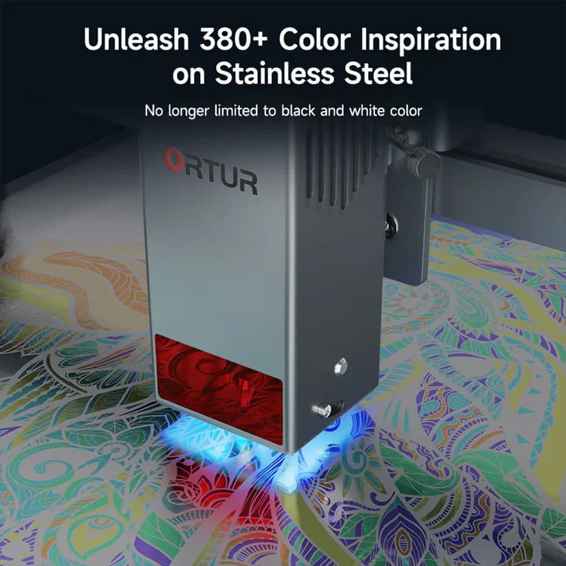 380+ Colors on Stainless Steel
