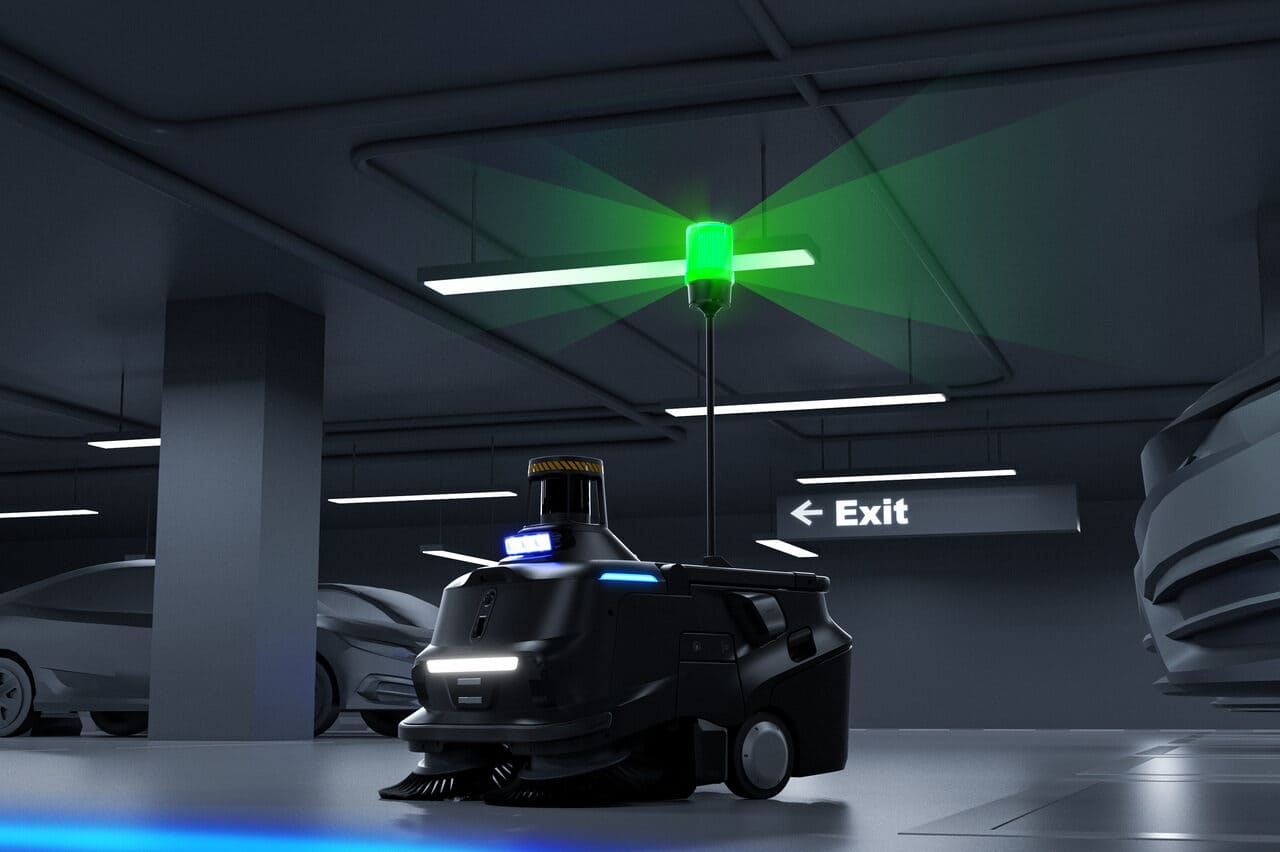 Промисловий робот PUDU MT1 Max з 3D LiDAR