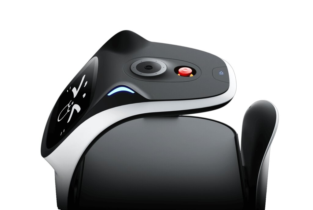 Робот PUDU BellaBot Pro Black вигляд спереду