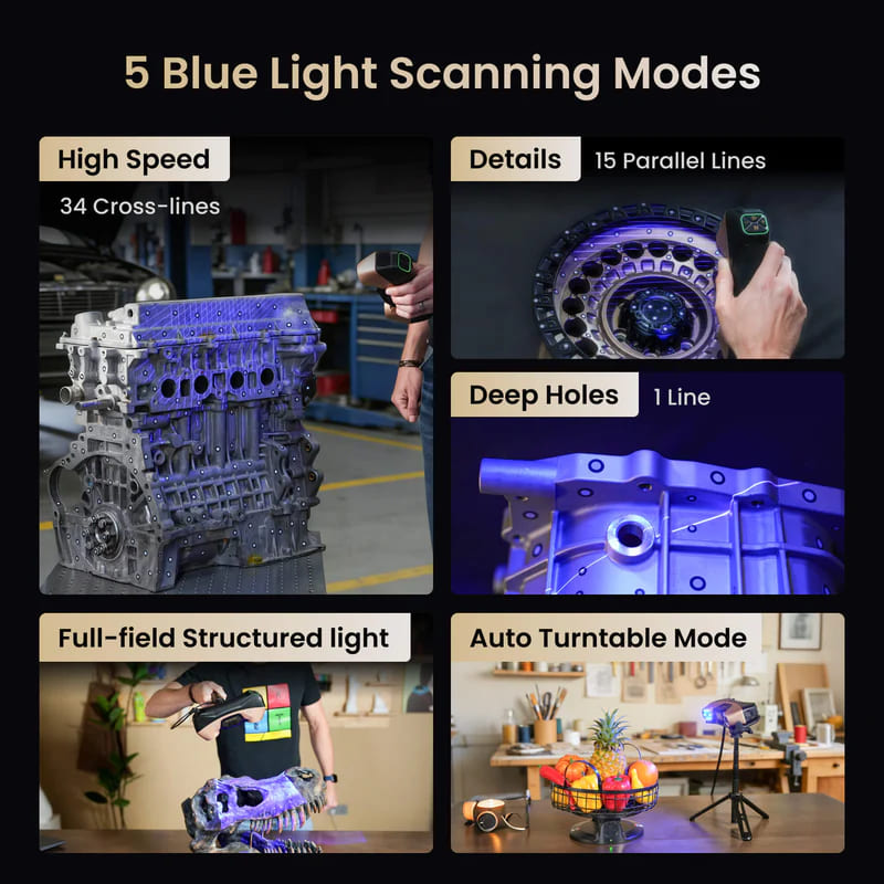 MetroY Ultra CMM Edition scanning modes