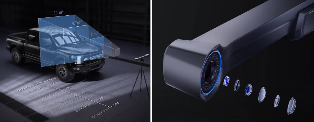 Optical scanner for industry