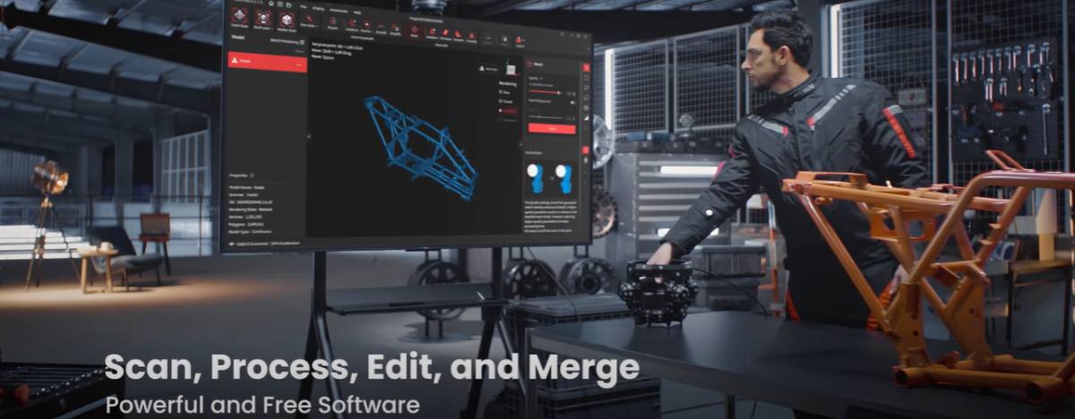 Software for industrial scanning