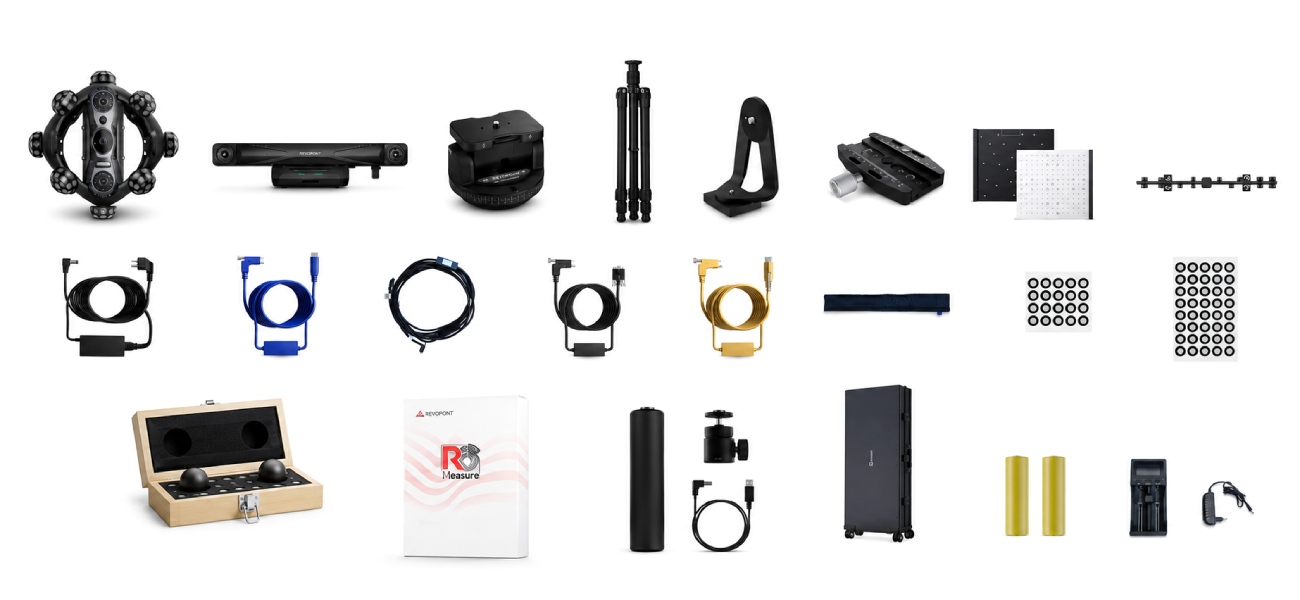 Комплектація 3D-сканера Revopoint Trackit SR CMM Edition
