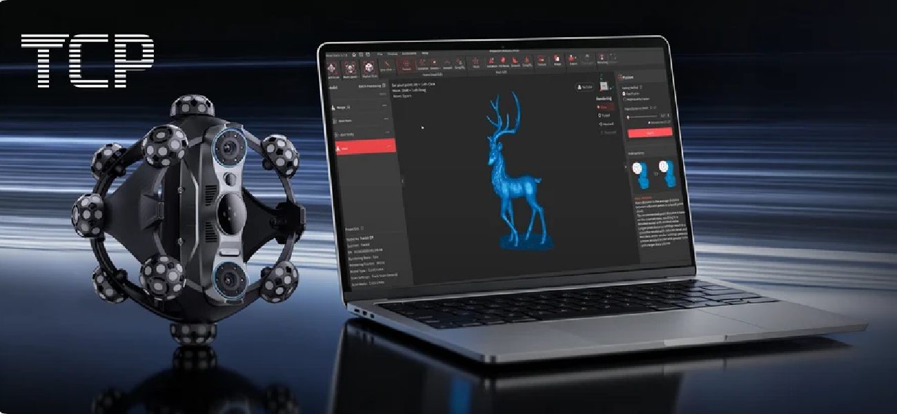 Revopoint Trackit SR та програмне забезпечення для обробки результатів 3D-сканування