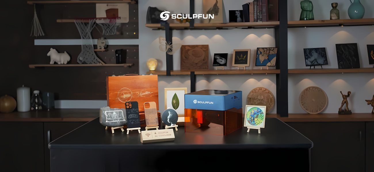 Настільний лазерний гравер Sculpfun iCube